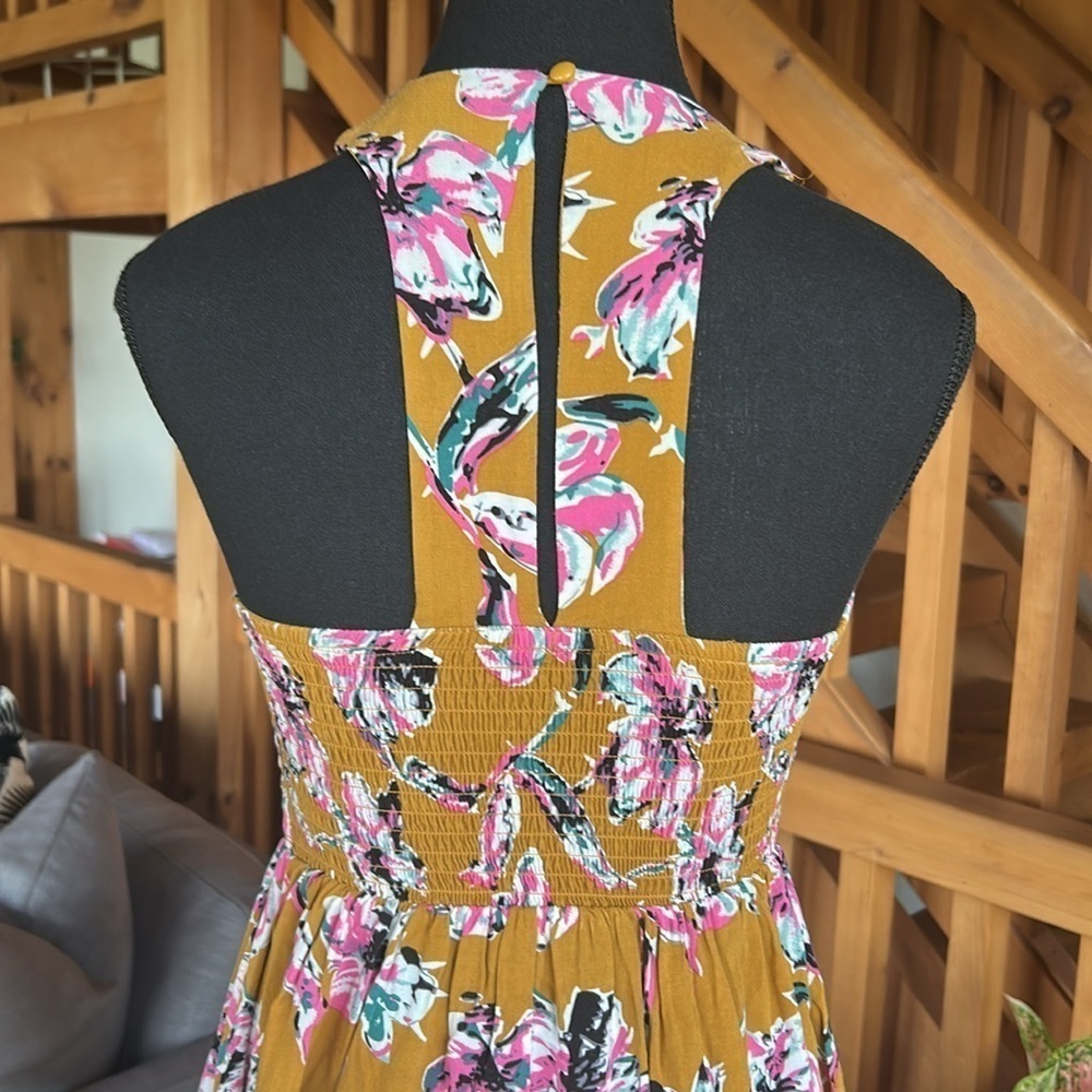 Floral Smocked Sleeveless Dress Size XS - Picture 5 of 15